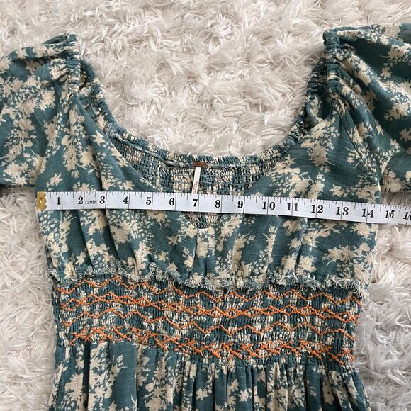 Free People Soft Seafoam Ellie Maxi Dress Size S - Picture 8 of 8